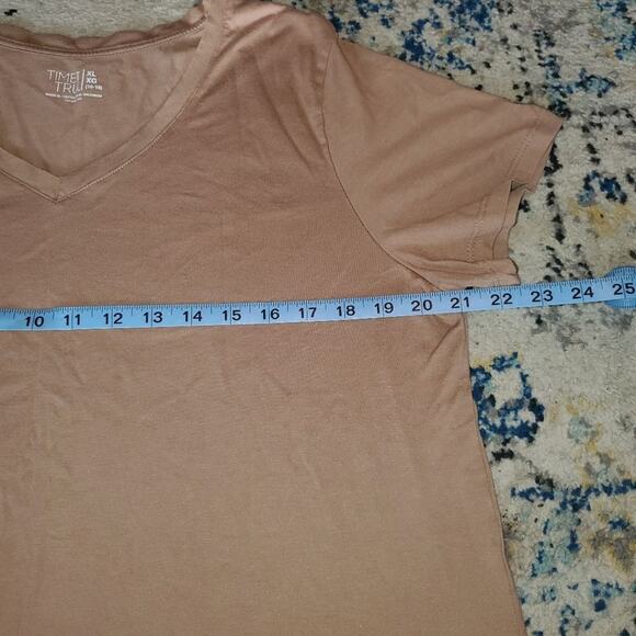 Time and true xl 16-18 tan/ light brown tee - Picture 3 of 7